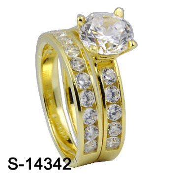 Latest Fashion 925 Sterling Silver Wedding Ring (S-14342)